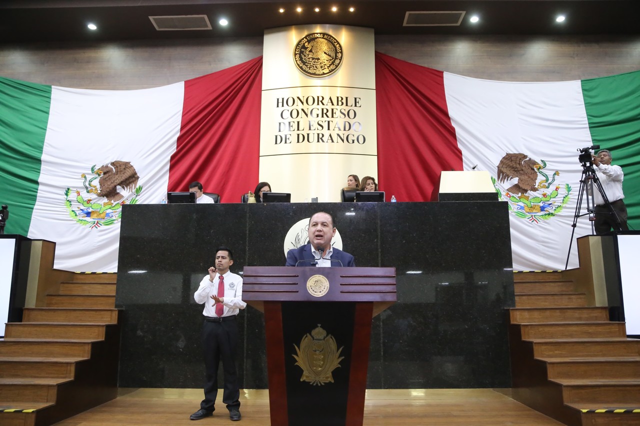 Diputados proponen celebrar aniversario de Constitución Política de Durango. Foto: Cortesía Congreso del Estado.