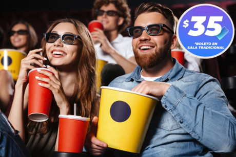 Cine a 35 pesos: Fiesta Cinépolis llega con descuentos en funciones y dulcería