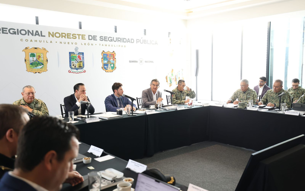 Segunda Reunión Regional Noreste de Seguridad Pública. Foto: gobierno de Tamaulipas