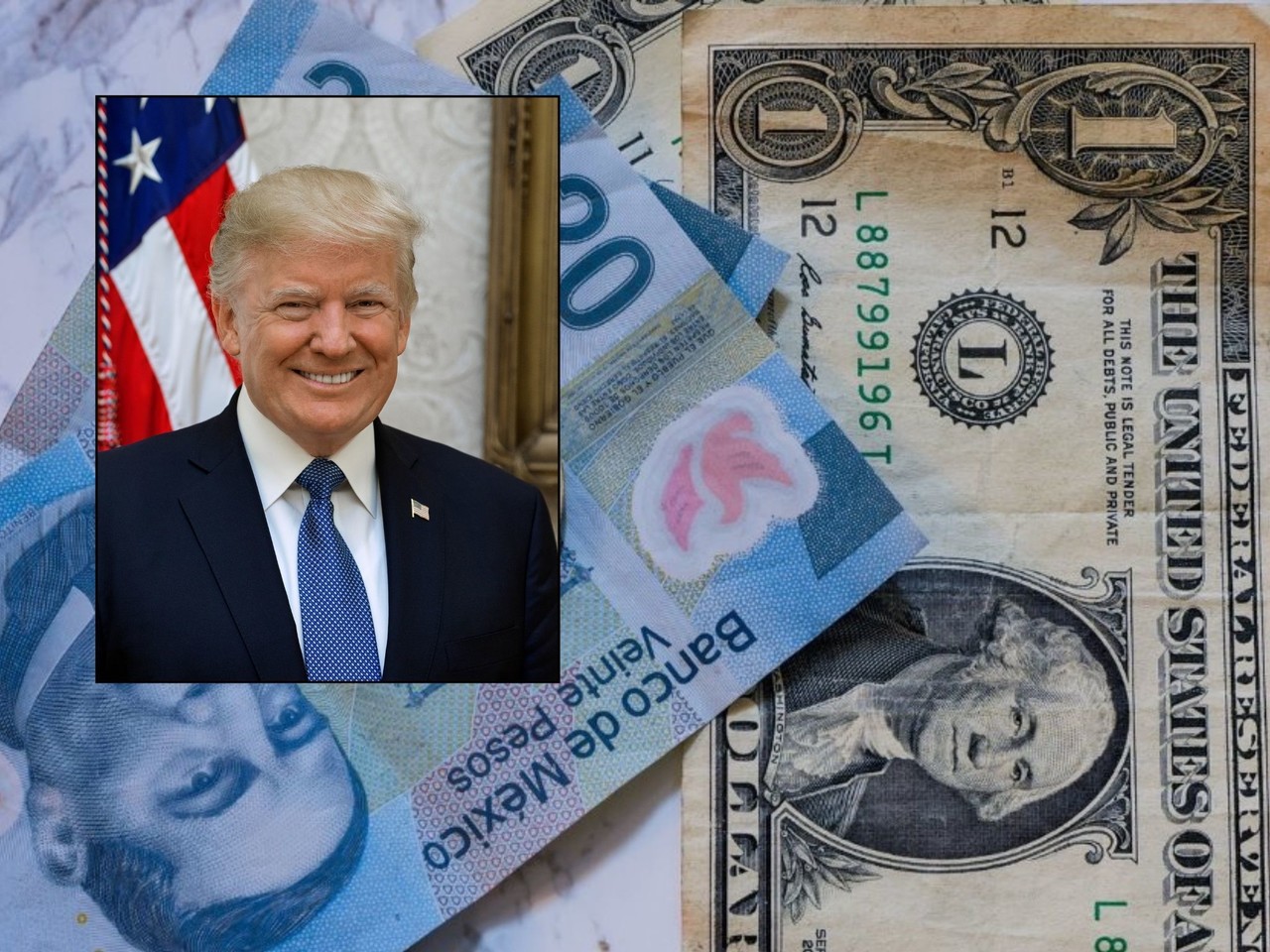 Tras el anuncio de la segunda victoria de Donald Trump por la carrera presidencial en Estados Unidos, la cotización del peso y el dólar tuvo sorpresas.- Foto ilustrativa