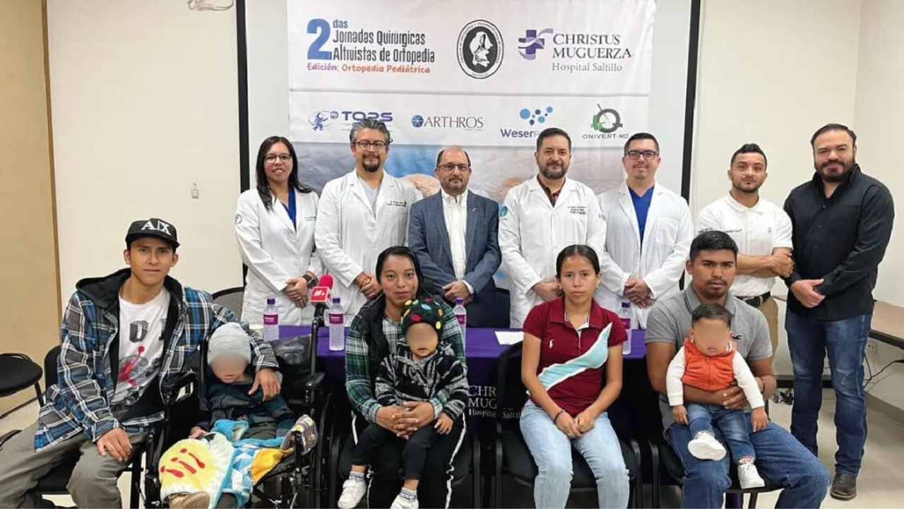 Los menores fueron atendidos en Christus Muguerza Saltillo. (Fotografía: Christus Muguerza)