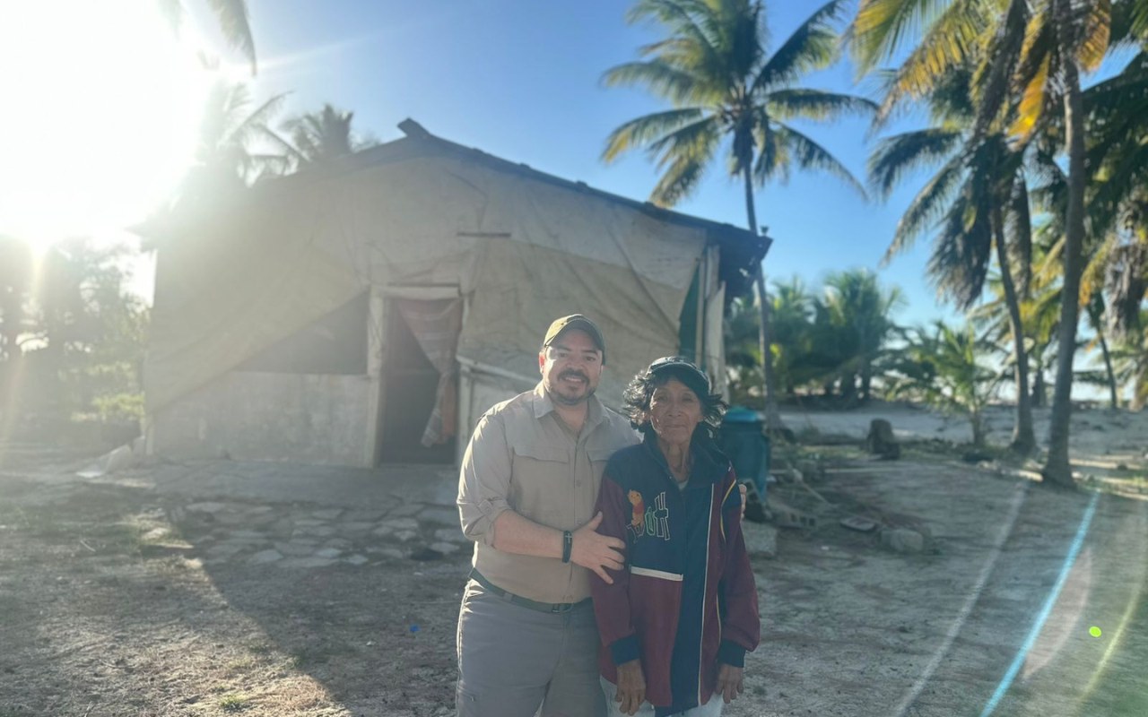 Doña Chofi tendrá casa nueva. Foto: gobierno de Tamaulipas