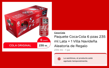 Agotadas las villas navideñas de Coca-Cola en línea