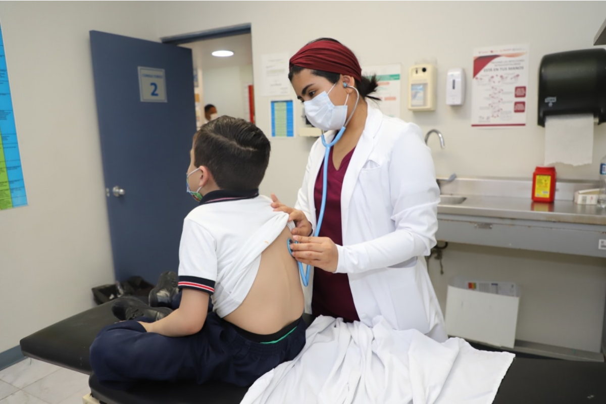 Los niños son uno de los grupos de población más vulnerables a las enfermedades respiratorias. Foto: SST