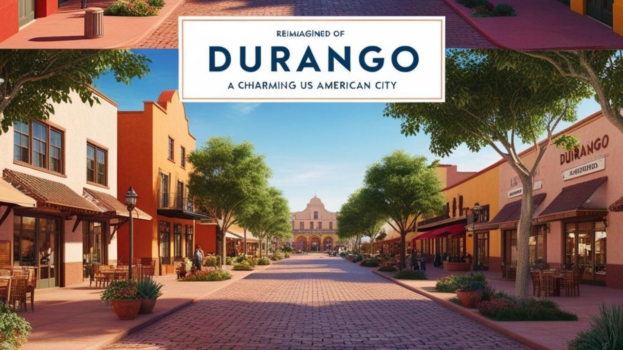 Así se vería Durango si fuera parte de Estados Unidos. Foto: Canva.