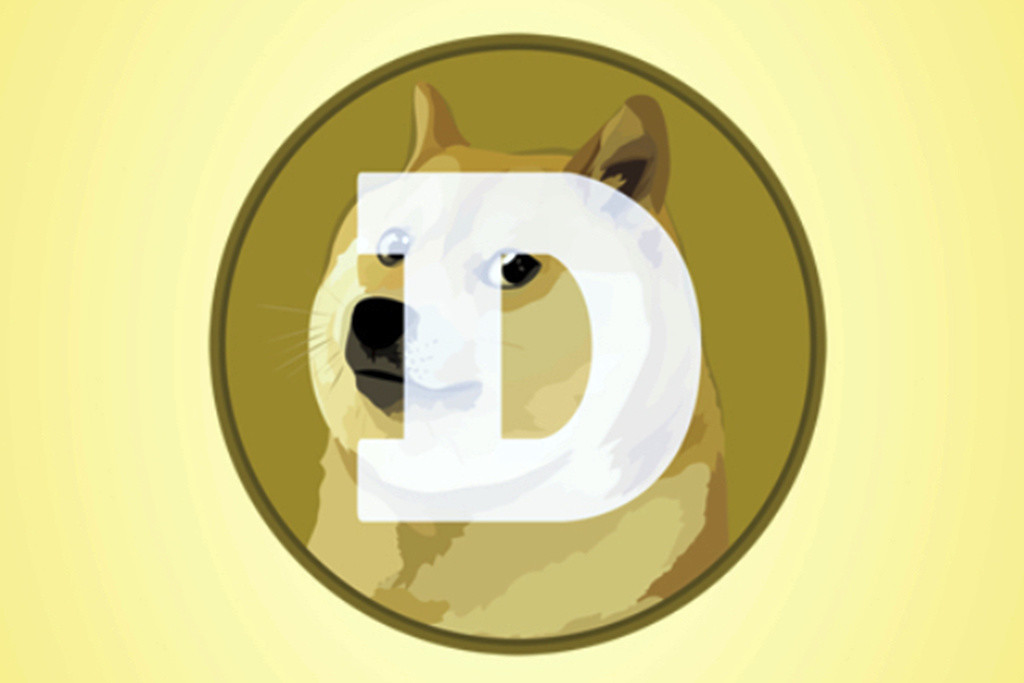 Esta captura de pantalla de aplicación de teléfono móvil muestra el logotipo de Dogecoin, en Nueva York, 20 de abril de 2021. (AP Foto/Richard Drew, Archivo)