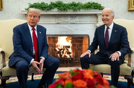 Donald Trump describe su reunión con Joe Biden como 