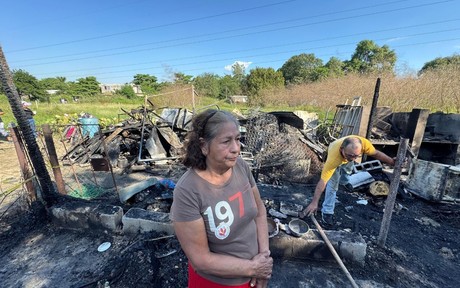 Altamira: Doña Elia y sus nietas duermen entre cenizas tras tragedia en su hogar