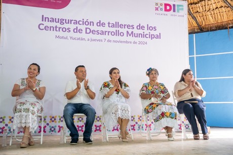 Talleres del Centro de Desarrollo Municipal abren sus puertas en Motul, Yucatán