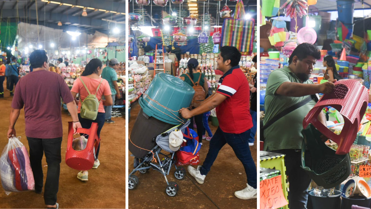 Muchas personas acuden a la feria solo para aprovechar las rebajas Foto: Cortesía