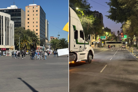 Maestros de la CNTE montan campamento en SEGOB y cierran vialidades