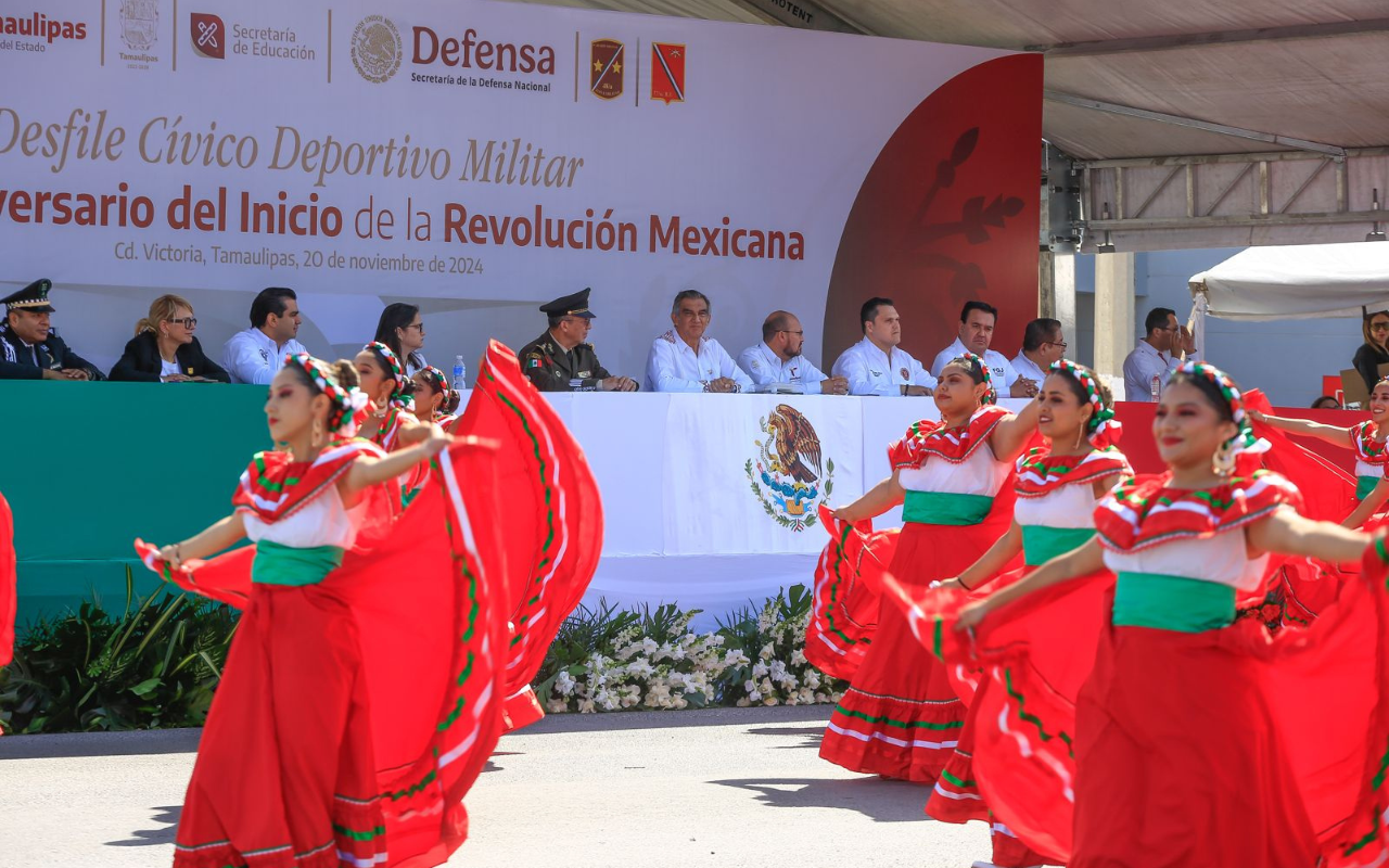 Participaron 2,800 alumnos de diferentes instituciones educativas. Foto: gobierno de Tamaulipas