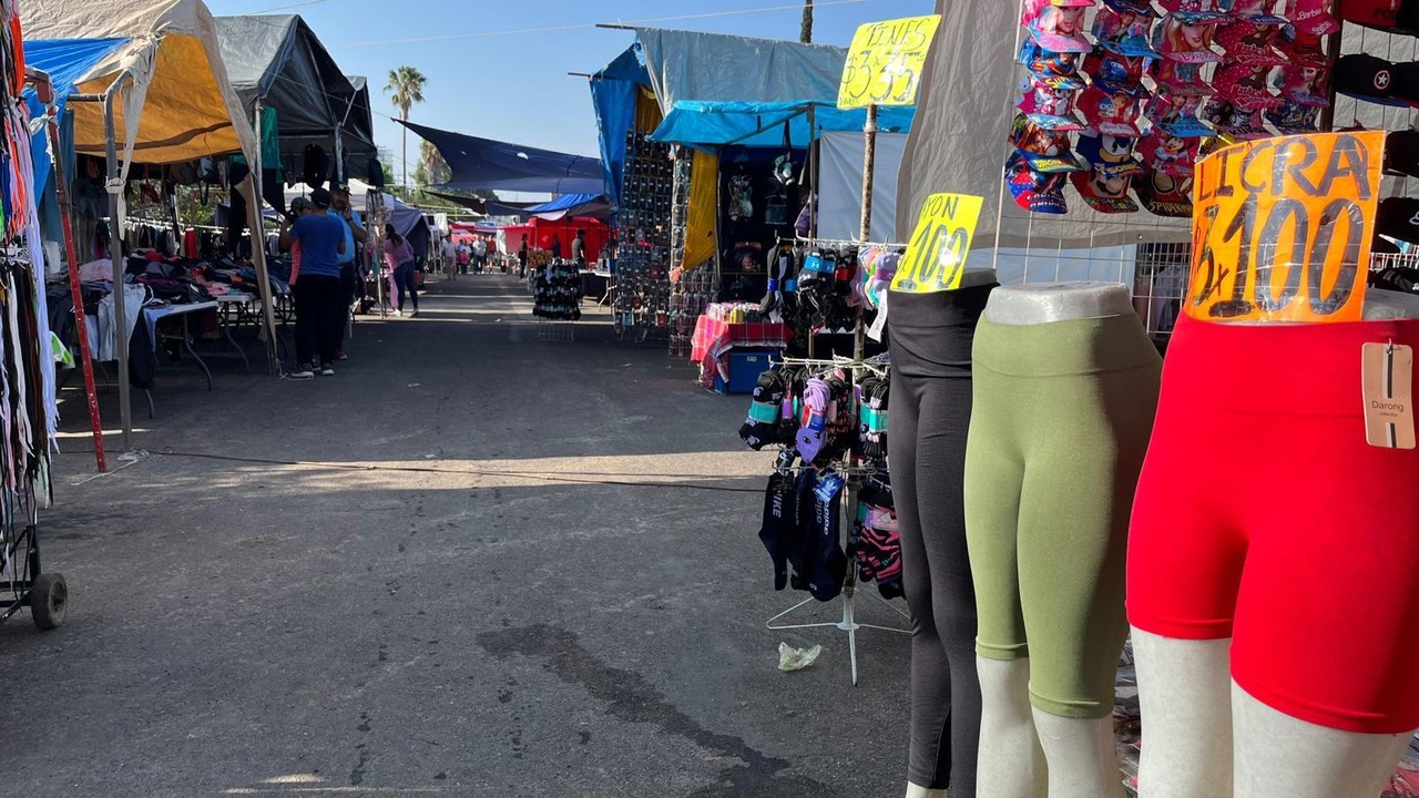 Tianguis del Santuario de Guadalupe. Foto: Isaura Retana.