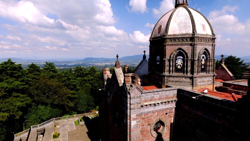 SANTUARIO DE LA VIRGEN DE LA PIEDRITA, JILOTEPEC. Imagen: SecTur.