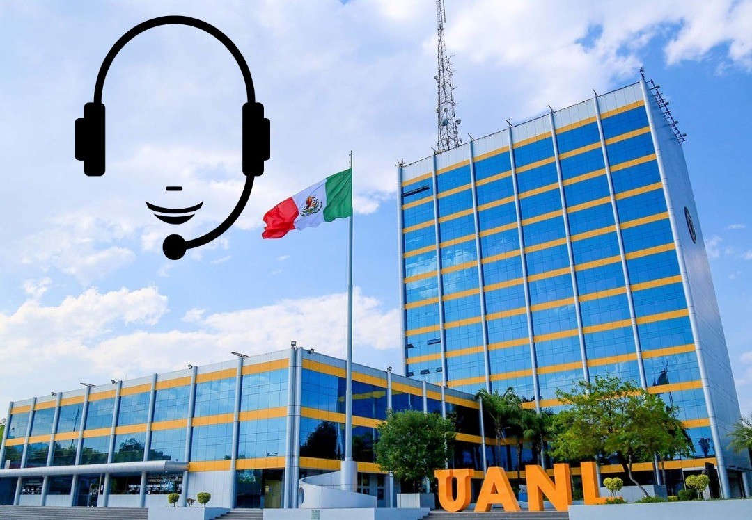 Explanada de rectoría de la UANL. Foto: UANL - Canva.