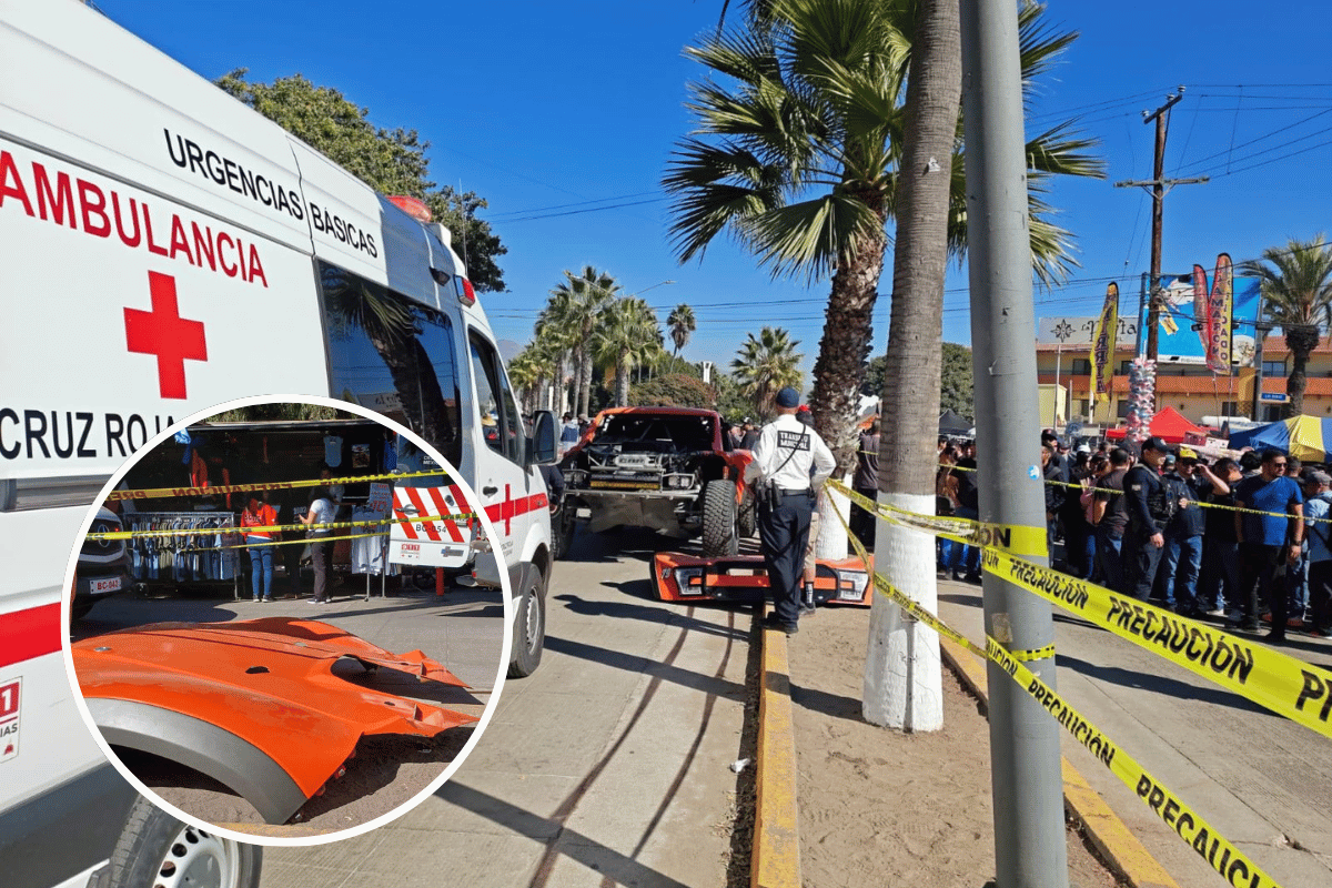 Accidente en la Baja Mil