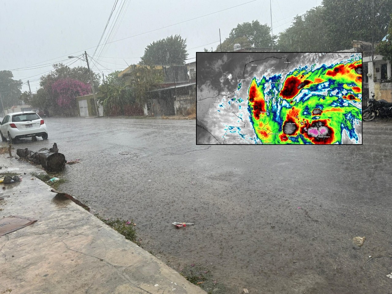 Para este viernes 15 de noviembre se presentarán lluvias en la mayor parte de la región ante los efectos de la Tormenta Tropical “Sara”.- Foto ilustrativa