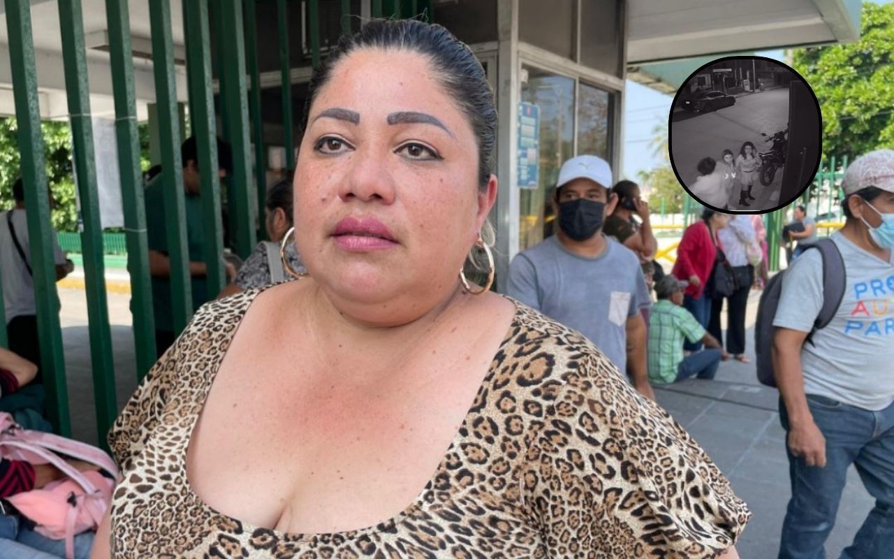 Mamá de Melanie se contuvo para no hacer más grande es escandalo. Foto: Victoria Jiménez