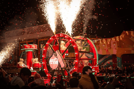 Así se vivió la Caravana Coca-Cola en Mexicali: inicio oficial de las fiestas decembrinas