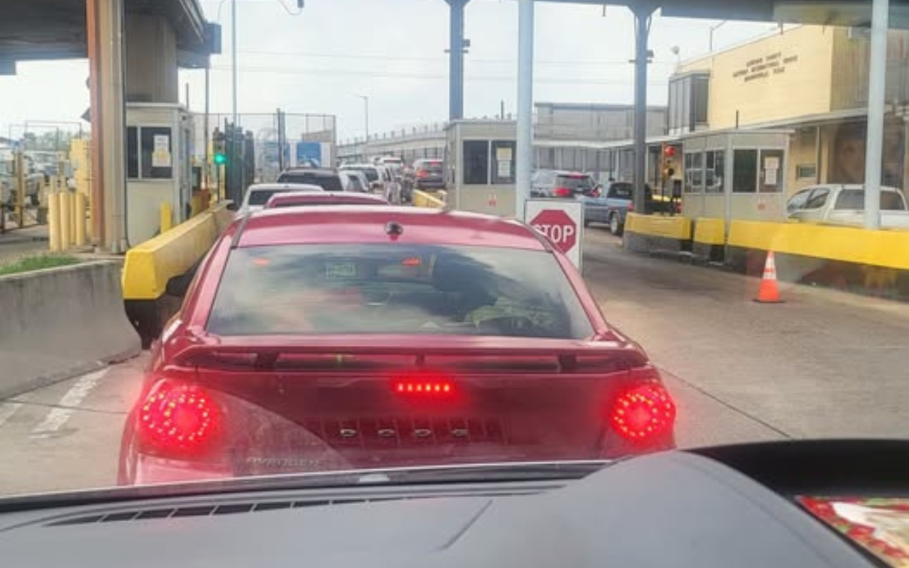 Así se encuentra en estos momentos los puentes en Tamaulipas. Foto: redes sociales