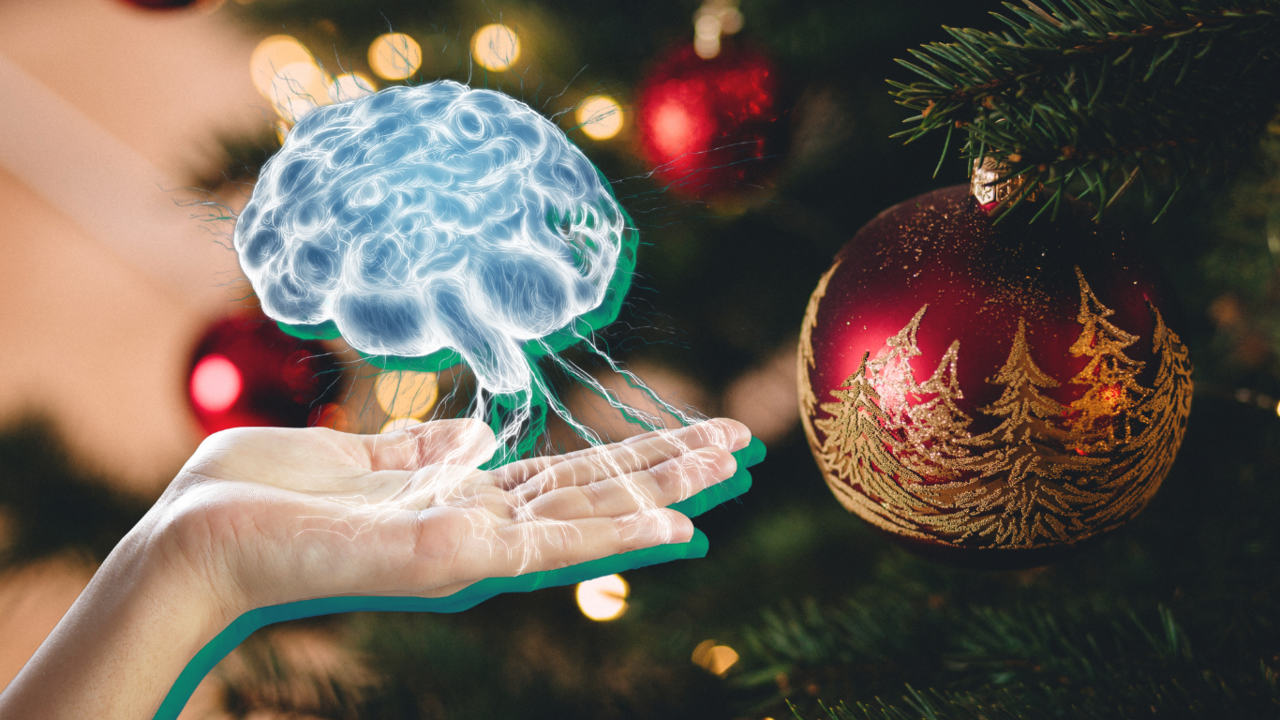 Efectos de la navidad en el cerebro / Fotos y composición de Canva