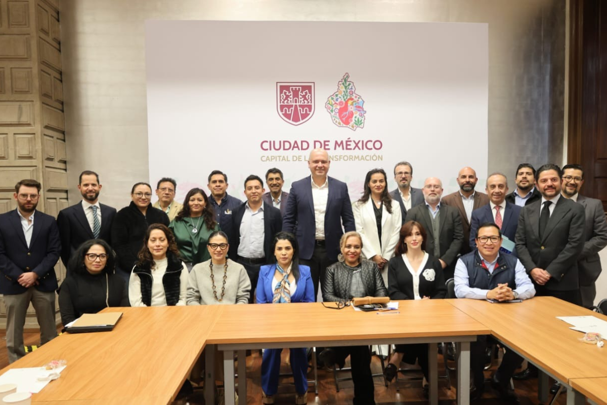 Reunion de la Secretaría de Gestión Integral del Agua con empresas. Foto: X/@SEGIAGUA