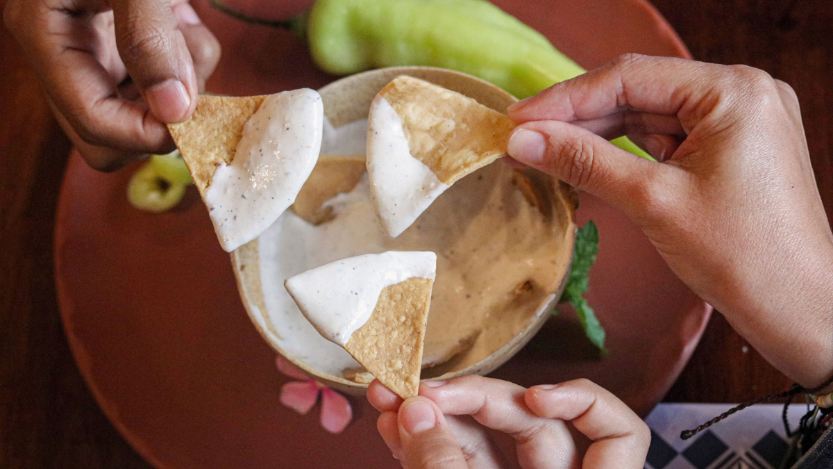 Esta crema se puede acompañar con pan francés, galletas o tostadas Foto: Yucatán Turismo