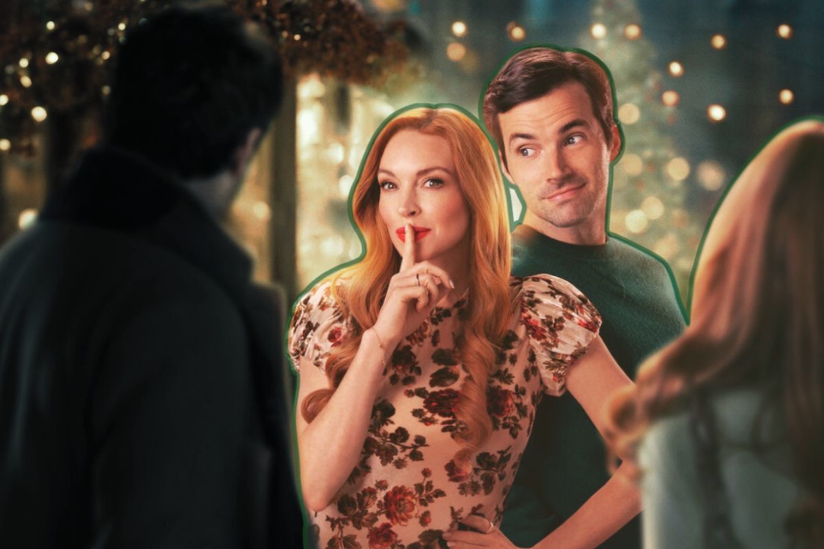 Lindsay Lohan regresa una navidad más a Netflix. Foto: CANVA/Netflix