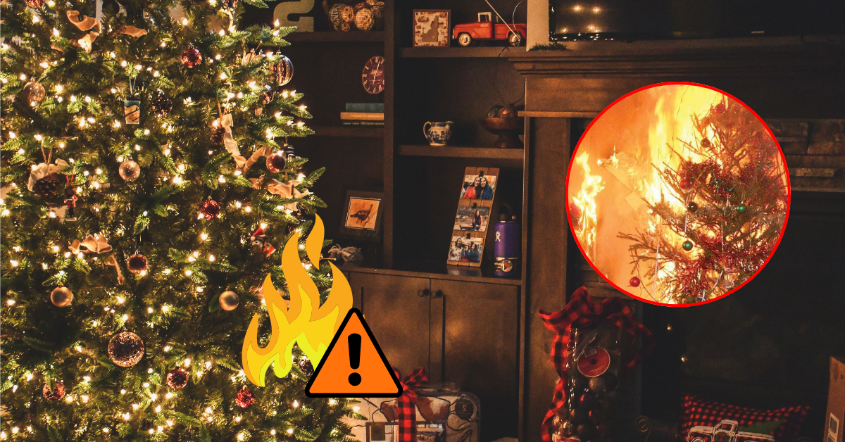 Si las luces navideñas no cumplen con la norma oficial mexicana podrían ser un riesgo de incendio. Foto: Canva