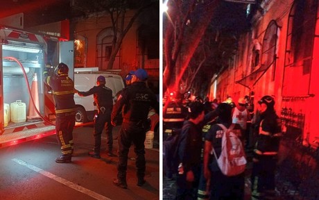 Se registra incendio en Hotel 'Parral' en colonia Guerrero de CDMX; hay un lesionado