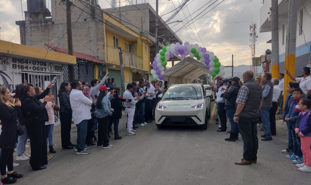 Arrancan los primeros taxis eléctricos en el Edomex. Foto: @SEMOV_Edomex