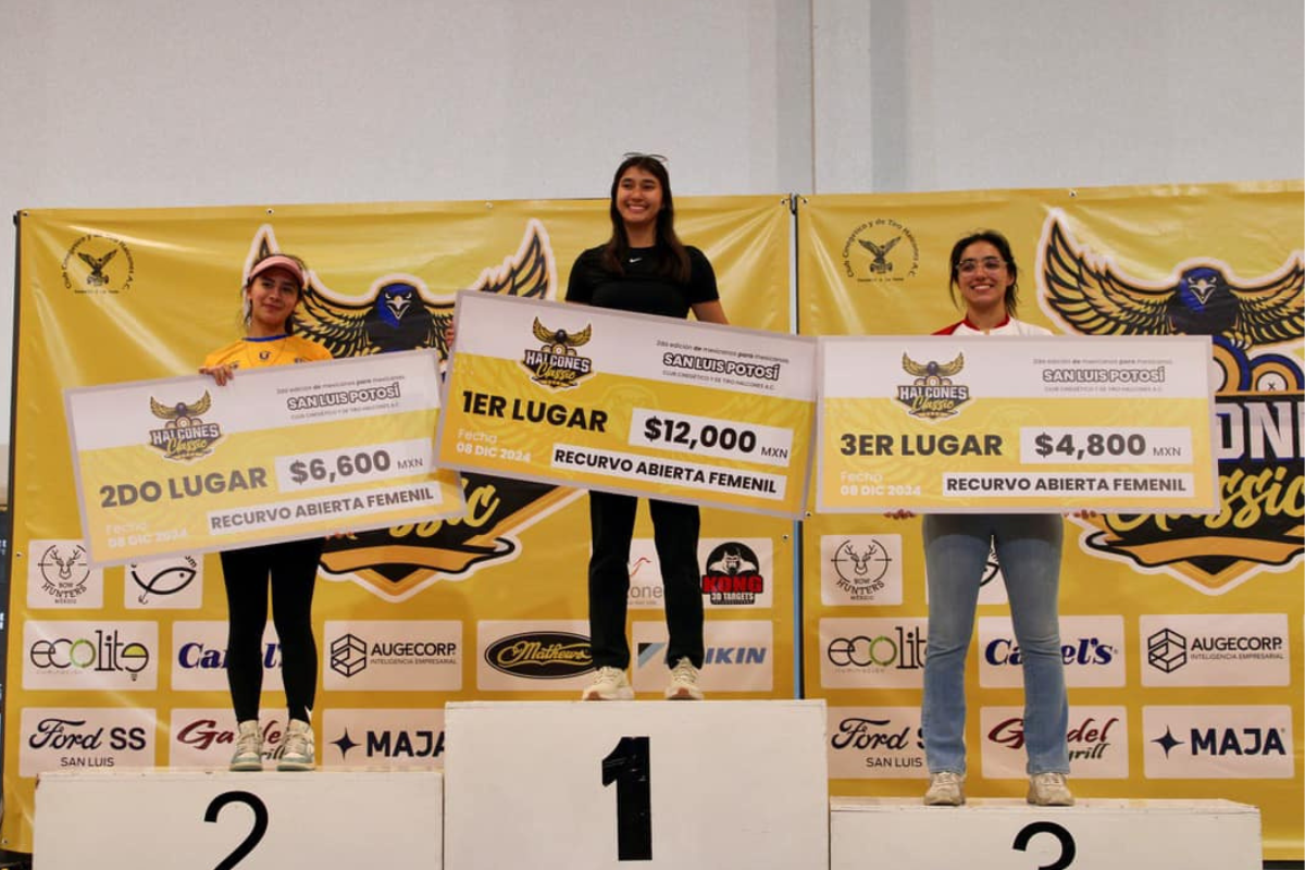 Arqueras coahuilenses suben al podio en el torneo nacional de tiro con arco bajo techo Halcones Classic / Fotos: Instituto Estatal del Deporte de Coahuila