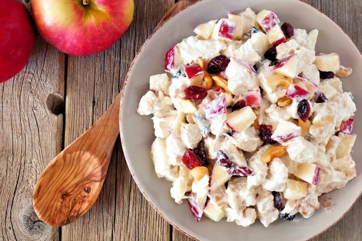 Ensalada de manzana. Foto de kiwilimón.