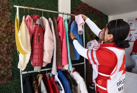 ¡Momento de ayudar! Abre Cruz Roja colecta de ropa abrigadora en Metepec