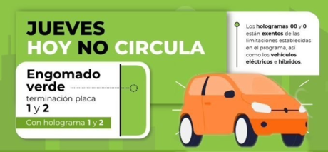 Qué no te tome desprevenido, entérate de la restricción del 'Hoy no Circula' y evita multas