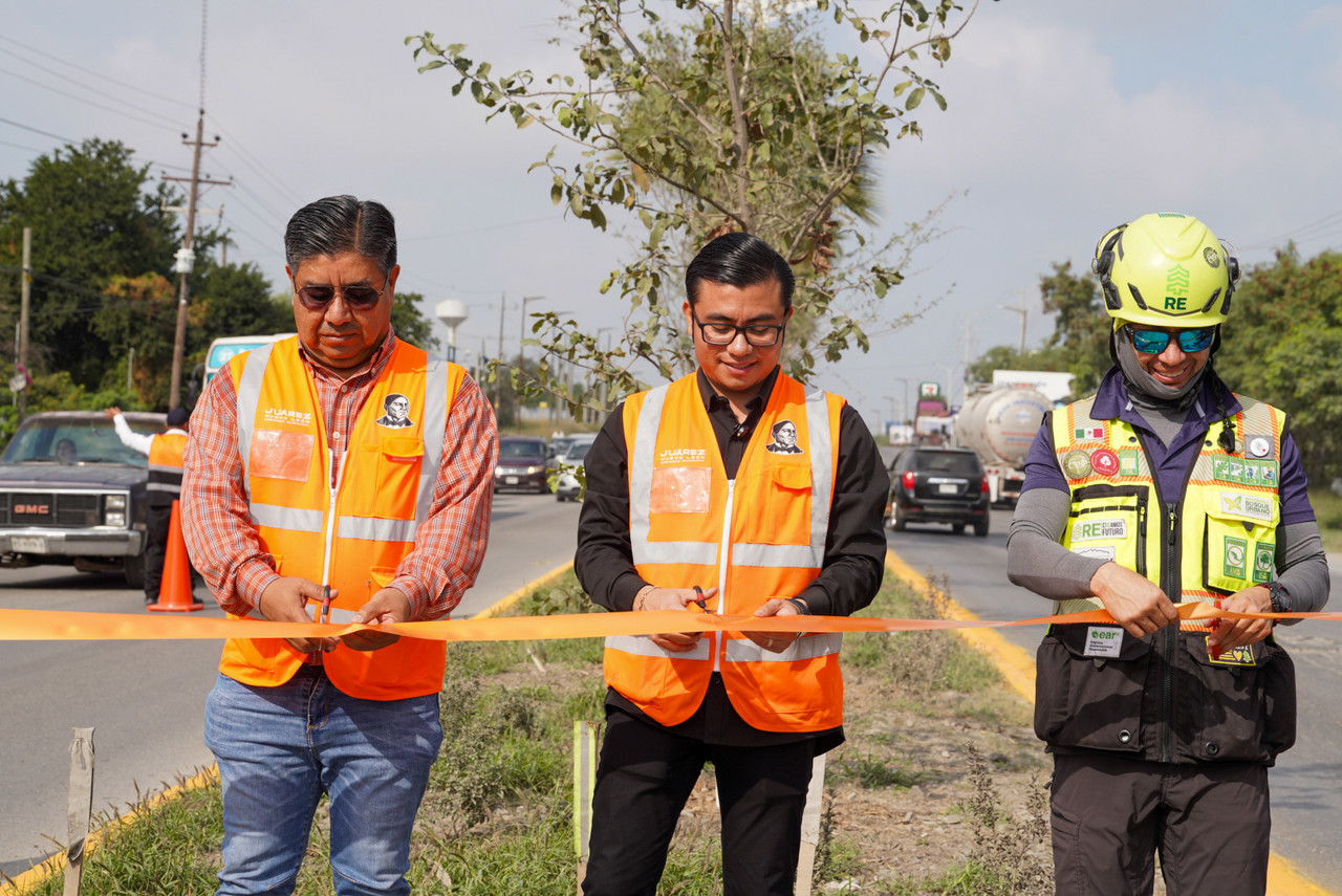 La puesta en marcha de este proyecto fue posible gracias a la coordinación entre el Ayuntamiento, la Secretaría del Medio Ambiente estatal y Reforestación Extrema. Foto: Gobierno de Juárez.