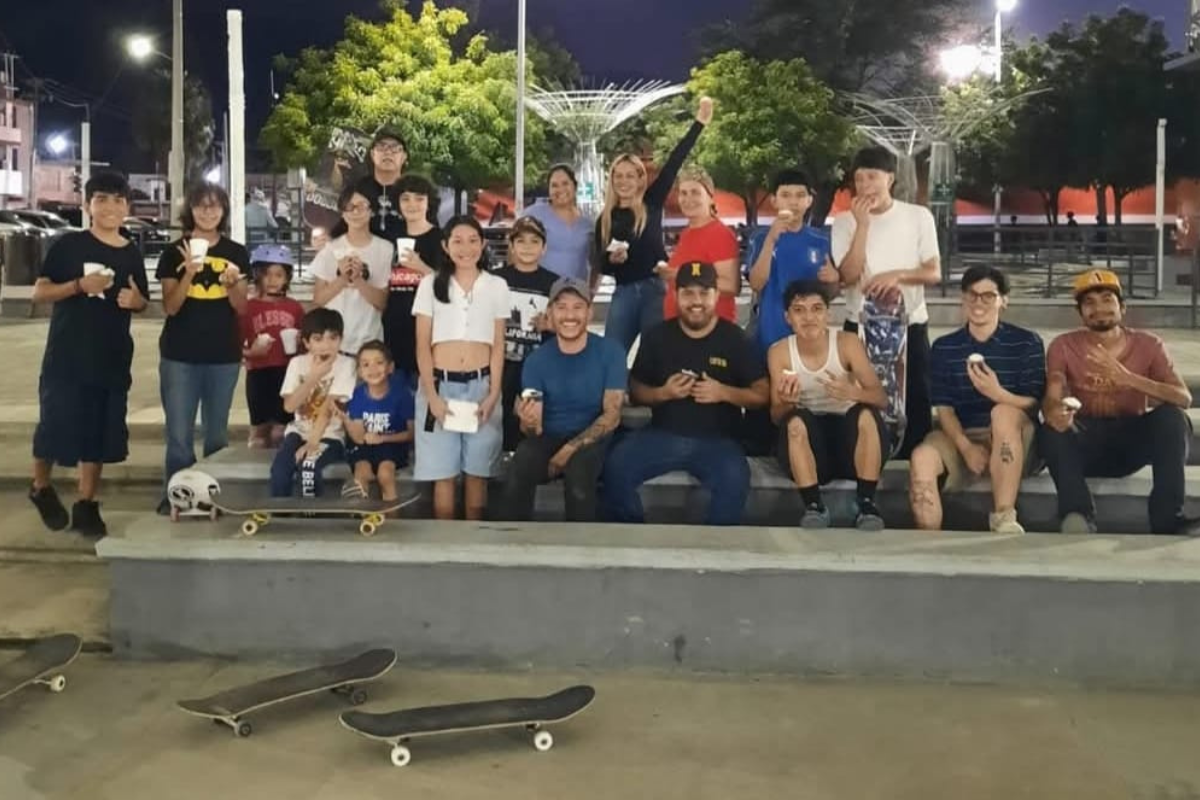 “Con nuestros niños y jóvenes NO. Ellos también tienen derecho a practicar el deporte que más les gusta, ya basta de ser discriminados': Asociación de Skateboarding Tamaulipas. Foto: Skateboarding