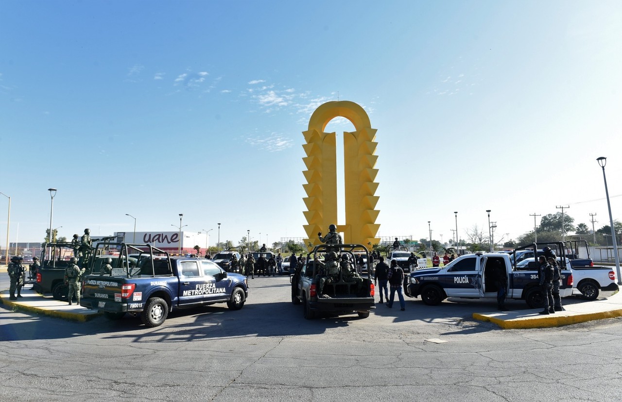 Imagen del banderazo de arranque del Operativo Pirotecnia. (Fotografía: Gobierno de Torreón)