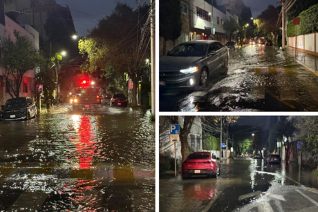 Con dos fugas de agua en Miguel Hidalgo se desperdició miles de litros