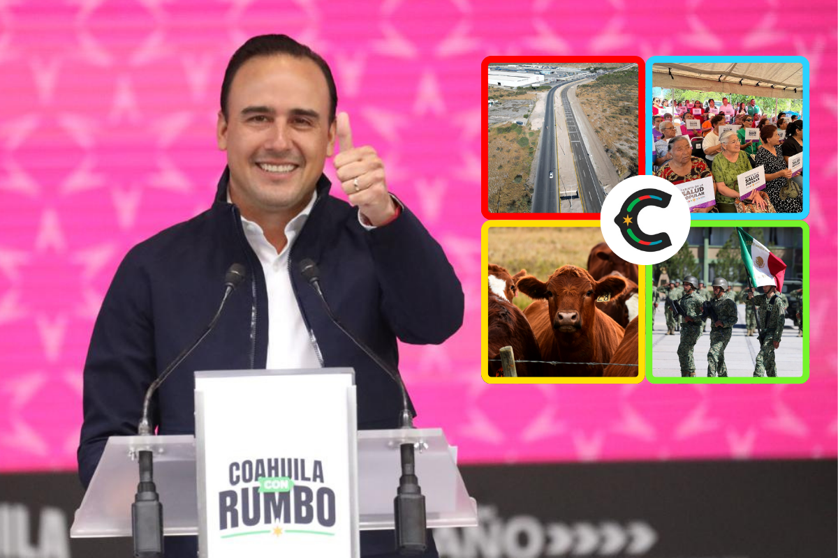 Acciones del gobierno de Manolo Jiménez en Coahuila 2024 / Fotos: Gobierno de Coahuila | Canva