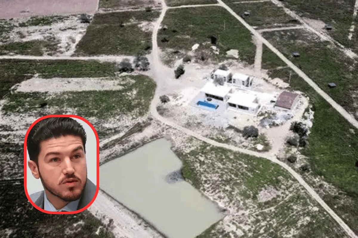 El gobernador de Nuevo León, Samuel García Sepúlveda, desmintió señalamientos sobre la supuesta construcción de un rancho millonario en el municipio de Burgos, Tamaulipas. Foto: Redes sociales