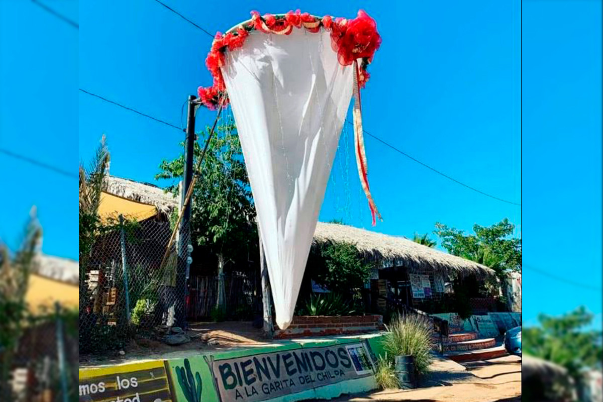 La Garita de Chilpa, un clásico para comer en la carretera a Todos Santos. Foto: Facebook de La Garita de Chilpa.