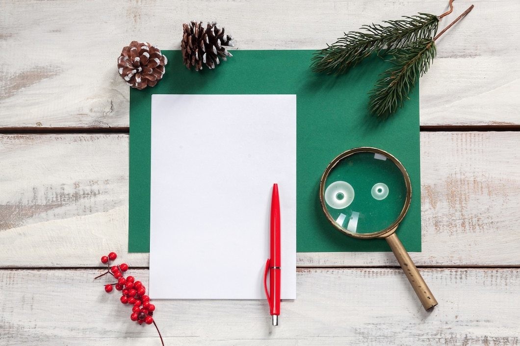 Crea tu carta esta Navidad con sencillos y creativos pasos. Imagen: Freepik