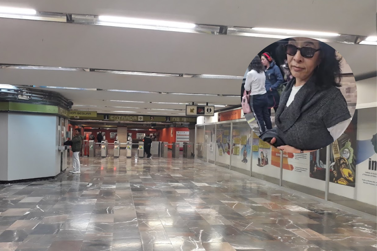 De fondo Metro Etiopía, mujer acusada de presunta discriminación. Foto: Google Maps @alfonsofranco/ TikTok @la_chica_summer