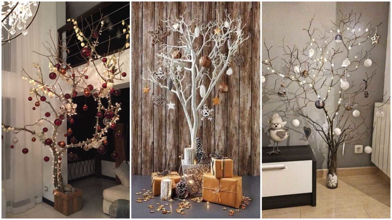 DIY Navideño: Crea tu propio árbol de Navidad con materiales reciclados. Foto: Pinterest