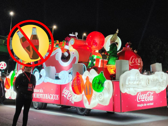 Foto: caravana coca- cola edición en canva