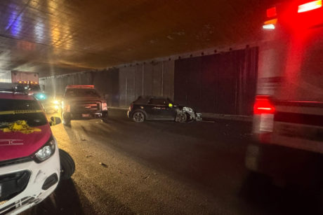 Muere hombre tras ser atropellado en bajo puente vehicular