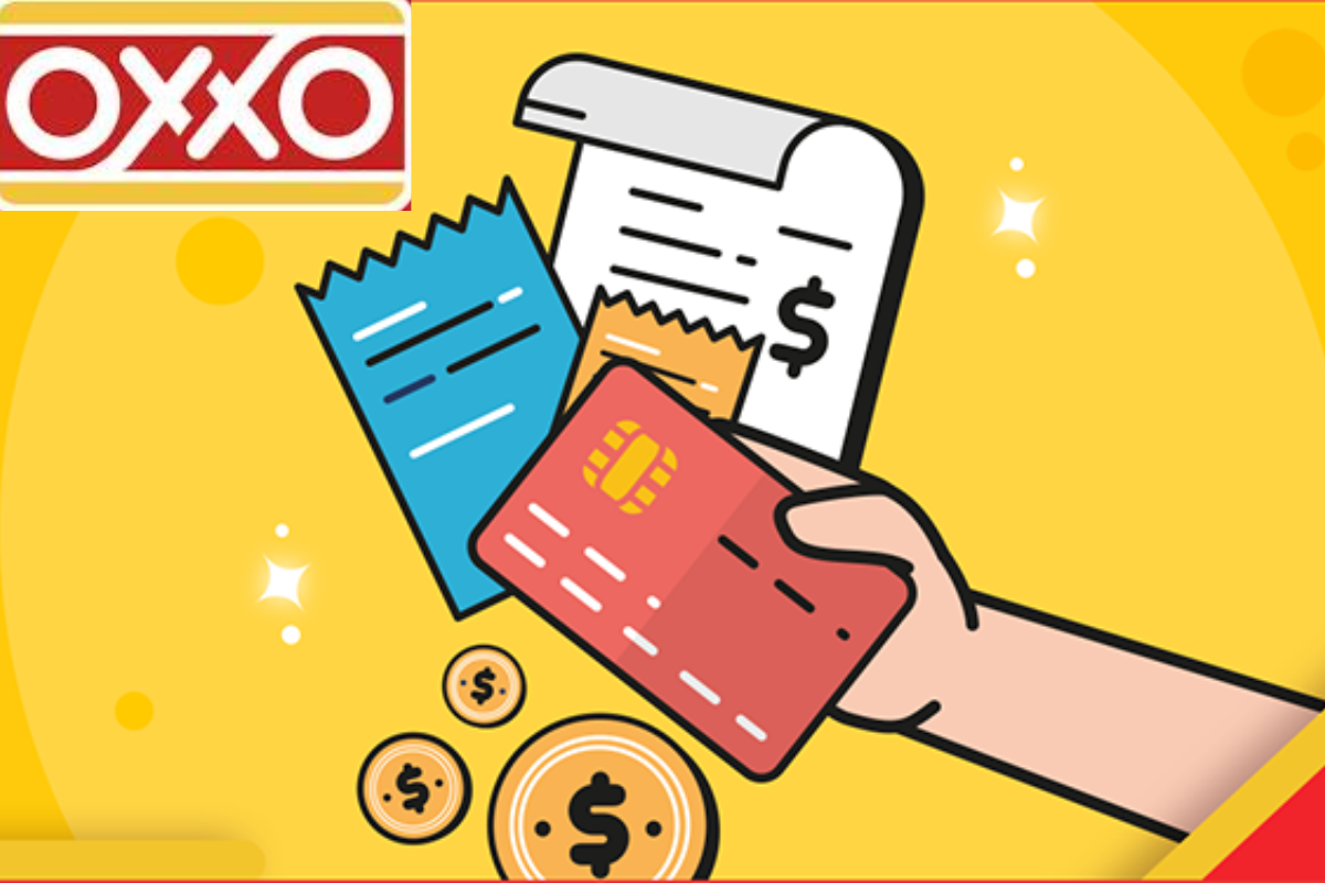 Logo de Oxxo y animaciones sobre pagos Foto: https://www.oxxo.com