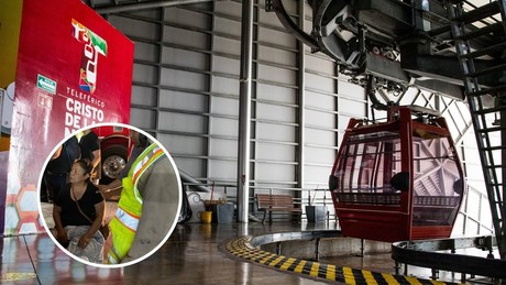 Visitantes quedan atrapados en elevador del teleférico de Torreón