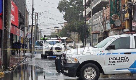 Balacera contra policías de Monterrey deja 2 personas detenidas (VIDEO)